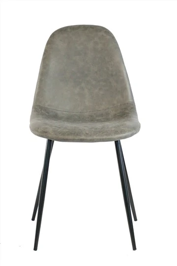 Cathaoirligh Itheacháin Leathar Faux Dark Grey