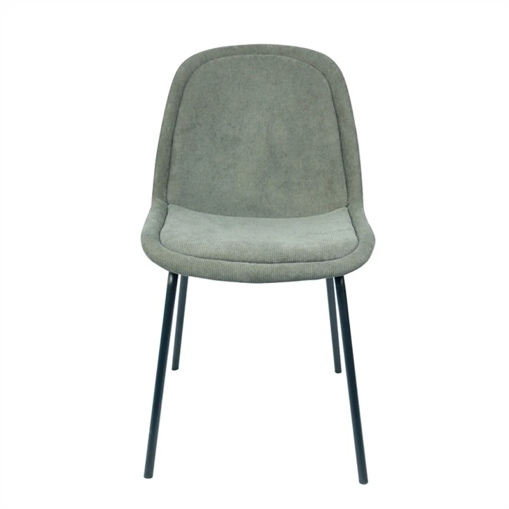 Cathaoir itheacháin glas éadrom upholstered éadach nua-aimseartha
