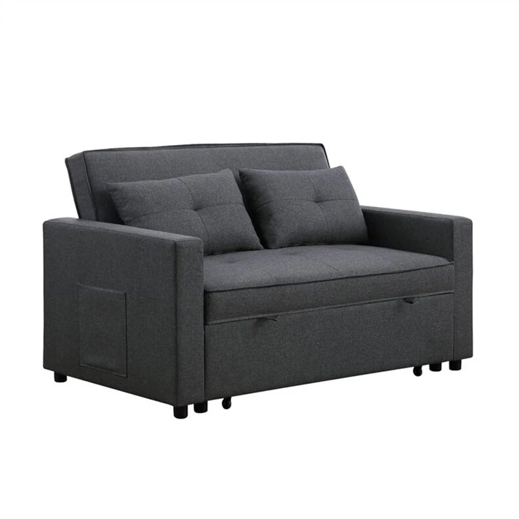 Leaba Tolg Futon Tufed le Cumhdaithe Línéadaigh Comhpháirtí