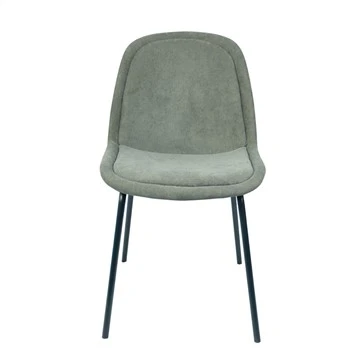 Cathaoir itheacháin glas éadrom upholstered éadach nua-aimseartha