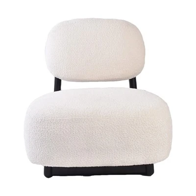 Cathaoirleach Accent Armless Fabraic le Fráma Adhmaid Soladach Customizable